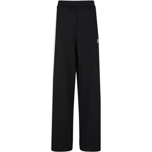 Monogram Track Pants with Side Stripe , male, Sizes: M, S, L - Palm Angels - Modalova