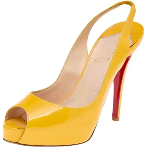 Pre-owned Pumps, female, , Size: 6 US Pre-owned Leather sandals - Christian Louboutin Pre-owned - Modalova