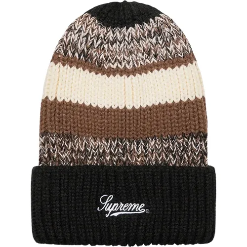 Limited Edition Mixed Stripe Beanie , unisex, Sizes: ONE SIZE - Supreme - Modalova