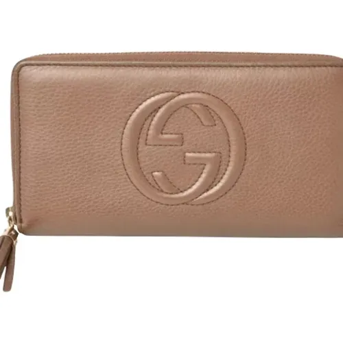 Pre-owned Wallets, female, , Size: ONE SIZE Pre-owned Leather wallets - Gucci Vintage - Modalova