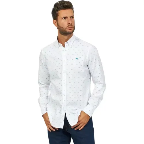 Men Monotessuto Shirt , male, Sizes: S - Harmont & Blaine - Modalova