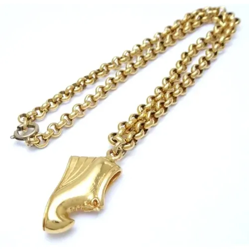 Pre-owned Jewellery, female, , Size: ONE SIZE Pre-owned Metal necklaces - Salvatore Ferragamo Pre-owned - Modalova