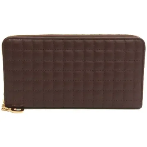 Pre-owned Wallets, female, , Size: ONE SIZE Pre-owned Leather wallets - Celine Vintage - Modalova