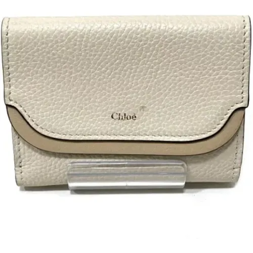 Pre-owned Wallets, female, , Size: ONE SIZE Pre-owned Leather wallets - Chloé Pre-owned - Modalova