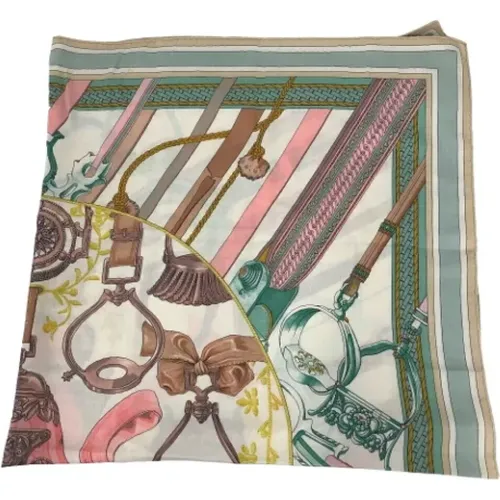 Pre-owned Scarves, female, , Size: ONE SIZE Pre-owned Silk scarves - Hermès Vintage - Modalova