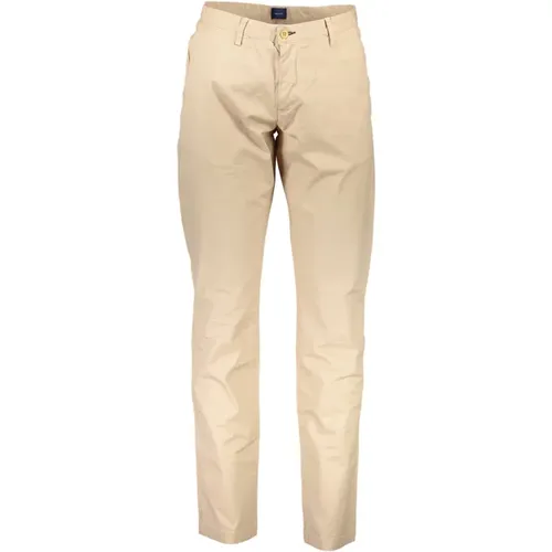 Chinos, male, , Size: W31 Men's Pants with 4 Pockets - Gant - Modalova