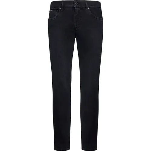 Schwarze Jeans Essentials , Herren, Größe: XL - Dolce & Gabbana - Modalova