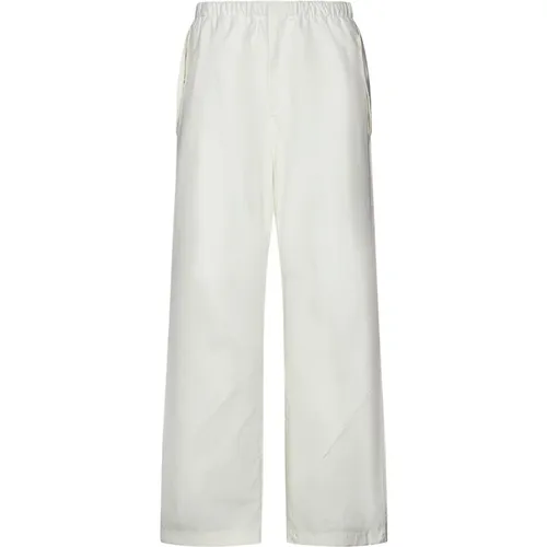 Elasticated Waistband Wide Leg Trousers , male, Sizes: S - Jil Sander - Modalova