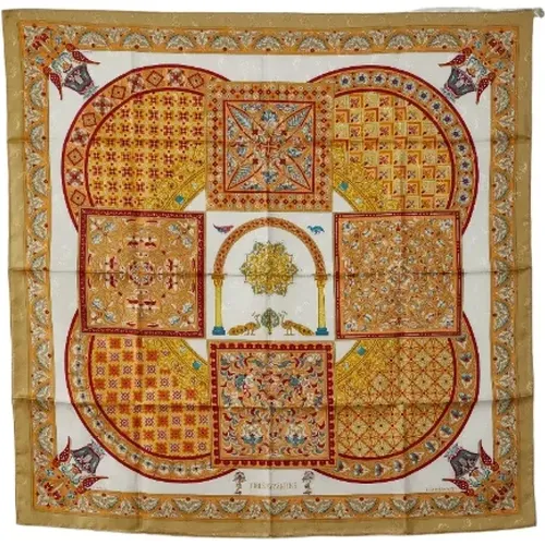 Pre-owned Canvas scarves , female, Sizes: ONE SIZE - Hermès Vintage - Modalova