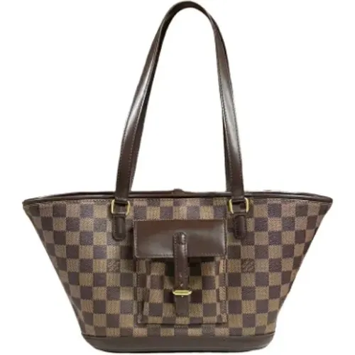 Pre-owned Tote Bags, female, , Size: ONE SIZE Pre-owned Canvas louis-vuitton-bags - Louis Vuitton Vintage - Modalova