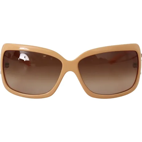 Cat Eye PVC Rahmen Braune Gläser Sonnenbrille - Dolce & Gabbana - Modalova