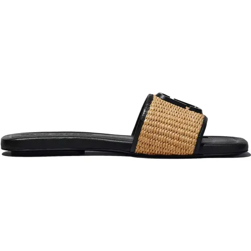 Sliders, female, , Size: 10 US Raffia Sandals - Marc Jacobs - Modalova