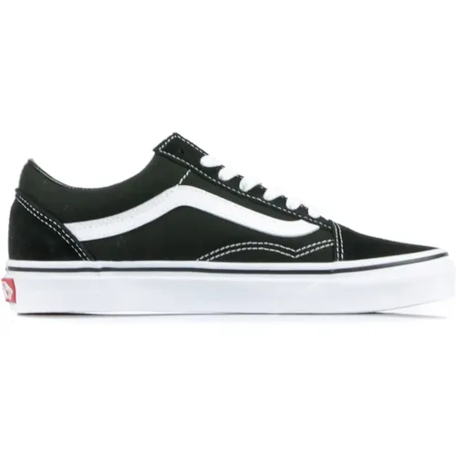 Klassische Schwarz/Weiße Low-Top-Sneaker , Herren, Größe: 42 1/2 EU - Vans - Modalova