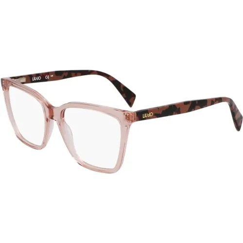 Glasses, unisex, , Size: 54 MM Pink Havana Eyewear Frames - Liu Jo - Modalova