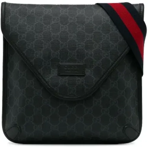 Pre-owned Cross Body Bags, female, , Size: ONE SIZE Pre-owned Canvas shoulder-bags - Gucci Vintage - Modalova