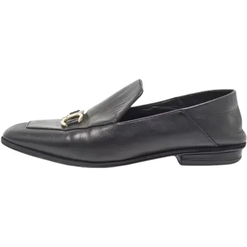 Pre-owned Leather flats , female, Sizes: 3 1/2 UK - Salvatore Ferragamo Pre-owned - Modalova