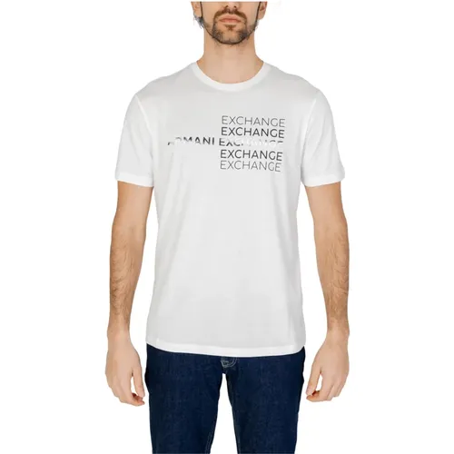 T-Shirts , male, Sizes: L, M, S, XL - Armani Exchange - Modalova