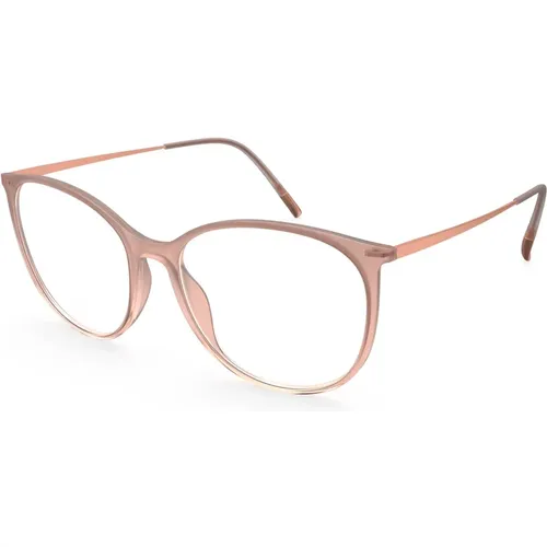 Glasses, unisex, , Size: 54 MM Illusion Lite Fullrim Sunglasses Balanced Rose - Silhouette - Modalova