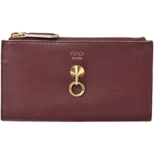 Pre-owned Wallets, female, , Size: ONE SIZE Pre-owned Leather wallets - Fendi Vintage - Modalova