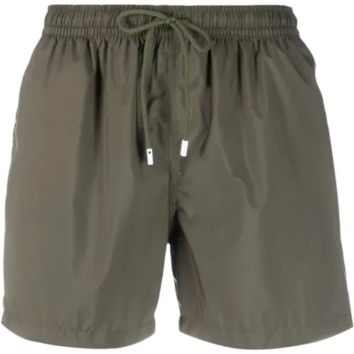 Polyester swim shorts , male, Sizes: L, XL - Fedeli - Modalova