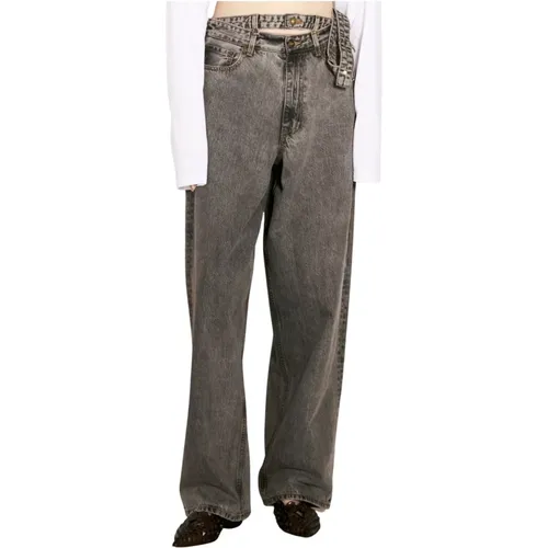 Schicht-Taillen-Jeans , Damen, Größe: W28 - Y/Project - Modalova