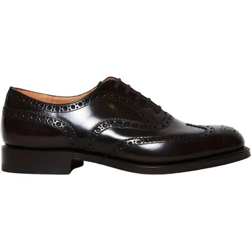 Classic Leather Burwood Shoe , male, Sizes: 10 1/2 UK, 10 UK, 7 UK, 9 UK, 8 UK - Church's - Modalova