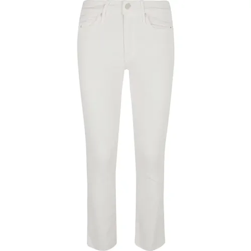 Cream Puffs Flared Cropped Jeans - Mother - Modalova