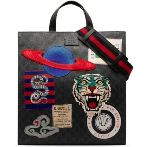 Pre-owned Tote Bags, female, , Size: ONE SIZE Pre-owned Leather gucci-bags - Gucci Vintage - Modalova