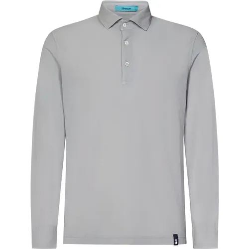 T-shirts and Polos Grey , male, Sizes: M, XL, 2XL, L - Drumohr - Modalova