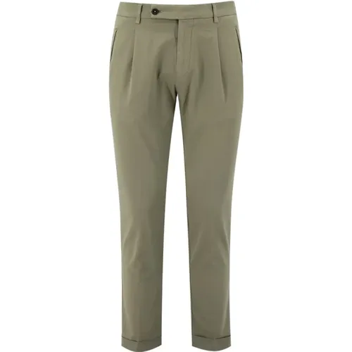Chinos, male, , Size: 3XL Stretch Cotton Men's Trousers - Berwick - Modalova