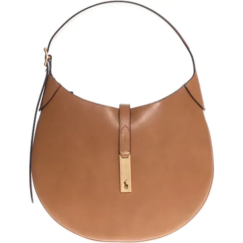 Leather Shoulder Bag for Women , female, Sizes: ONE SIZE - Ralph Lauren - Modalova