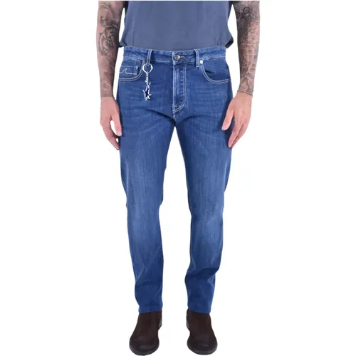 Denim Stretch Skinny Jeans , Herren, Größe: 7XL - PAUL & SHARK - Modalova