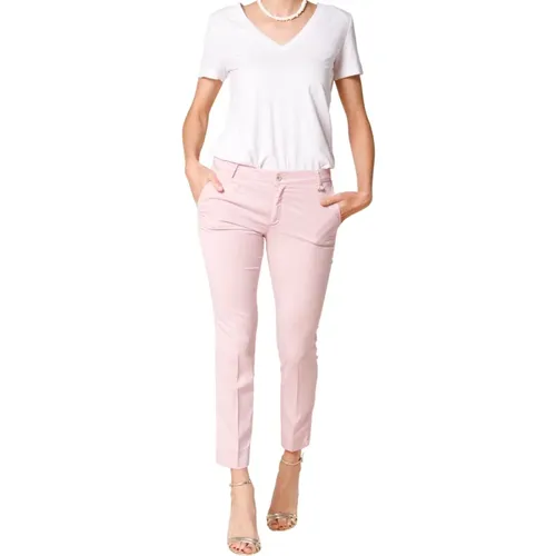 Curvy Chino Hose aus Stretch-Tencel , Damen, Größe: XS - Mason's - Modalova