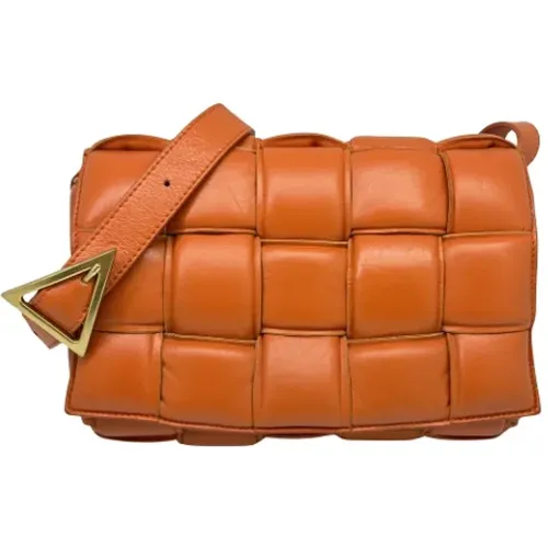 Pre-owned Cross Body Bags, female, , Size: ONE SIZE Pre-owned Leather shoulder-bags - Bottega Veneta Vintage - Modalova