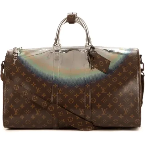 Pre-owned Weekend Bags, female, , Size: ONE SIZE Pre-owned Coated canvas travel-bags - Louis Vuitton Vintage - Modalova