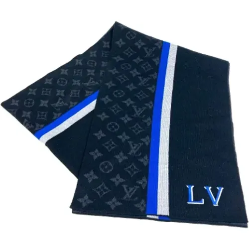 Pre-owned Scarves, male, , Size: ONE SIZE Pre-owned Wool scarves - Louis Vuitton Vintage - Modalova