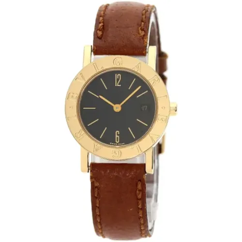 Pre-owned Yellow Gold watches , female, Sizes: ONE SIZE - Bvlgari Vintage - Modalova