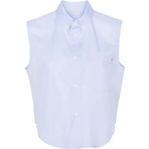 Light Sleeveless Shirt , female, Sizes: M, L - Marni - Modalova