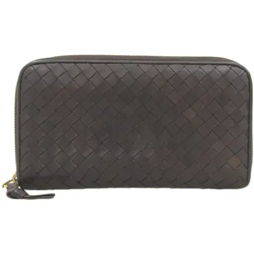 Pre-owned Wallets, unisex, , Size: ONE SIZE Pre-owned Leather wallets - Bottega Veneta Vintage - Modalova