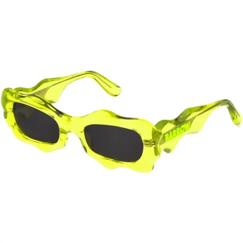 Rechteckige Transparente Sonnenbrille , unisex, Größe: 52 MM - Barrow - Modalova