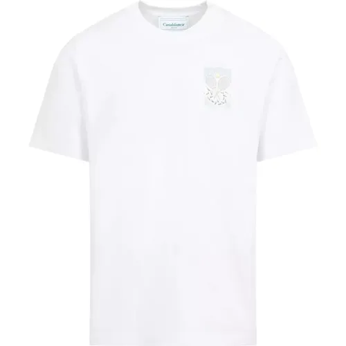 Weiße T-Shirts Polos für Männer - Casablanca - Modalova