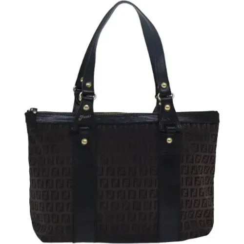 Pre-owned Tote Bags, female, , Size: ONE SIZE Pre-owned Canvas totes - Fendi Vintage - Modalova