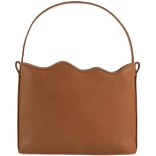 Elegante Lederhandtasche Inspiriert vom Meer , Damen, Größe: ONE Size - Malababa - Modalova