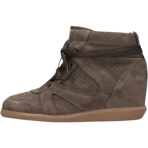 Grüne Wildleder High-Top Sneakers Ziggy - Deabused - Modalova