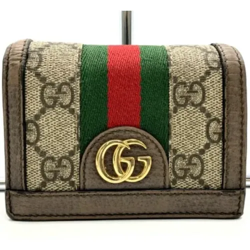 Pre-owned Canvas wallets , male, Sizes: ONE SIZE - Gucci Vintage - Modalova