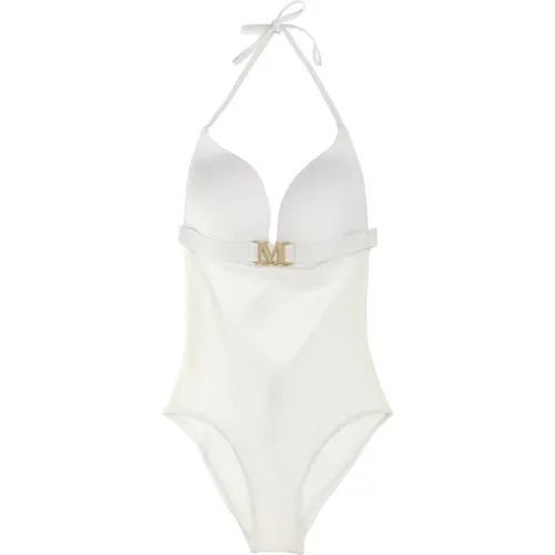 Eleganter Badeanzug Weiß , Damen, Größe: S - Max Mara - Modalova