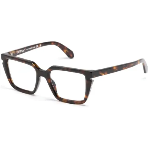 Braune Optische Brille Stilvoll Alltagsgebrauch , unisex, Größe: 51 MM - Off White - Modalova