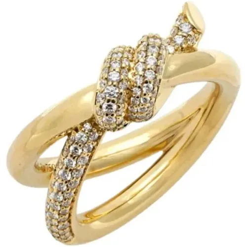 Pre-owned Jewellery, female, , Size: ONE SIZE Pre-owned Gold rings - Tiffany & Co. Pre-owned - Modalova