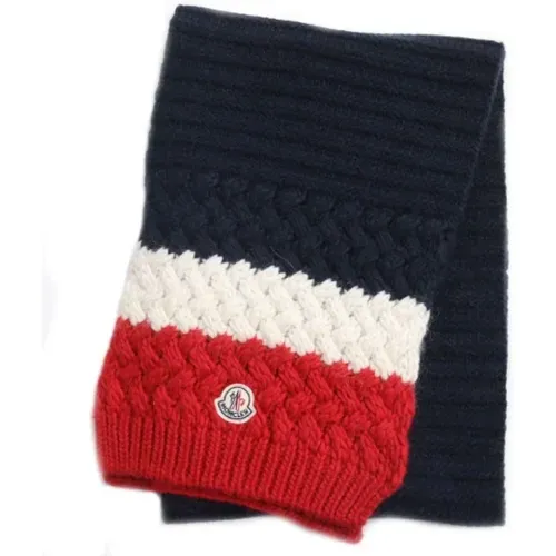 Pre-owned Scarves, female, , Size: ONE SIZE Pre-owned Wool scarves - Moncler Pre-owned - Modalova