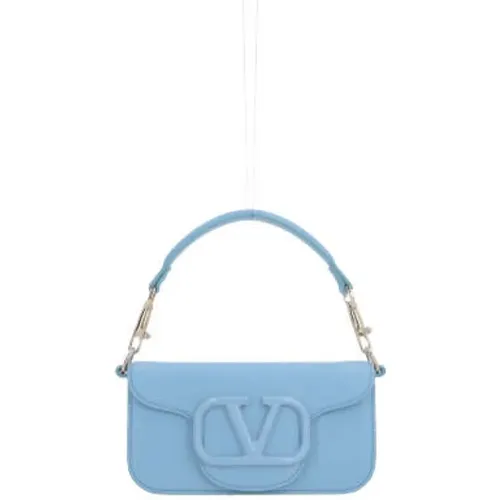 Smooth Leather Handbag with Platinum Hardware , female, Sizes: ONE SIZE - Valentino Garavani - Modalova